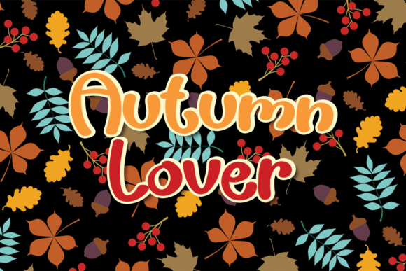 Autumn Lover: A Modern Display Font for Whimsical Branding