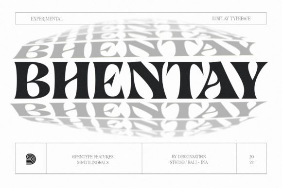 Bhentay: A Bold Display Font for Standout Designs