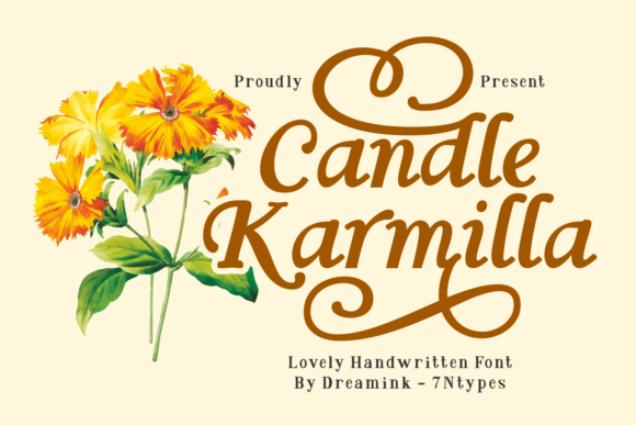 Candle Karmilla: The Elegant Display Font for Distinctive Design