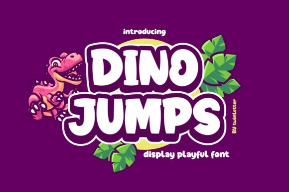 Dino Jumps: The Bold Font for Playful Projects