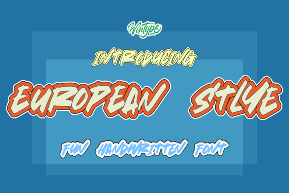 European Style: Integrating a Street Art Display Font into Professional Design Workflows