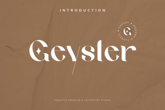 Geyster: Elevating Design with Classic Style and Modern Edge