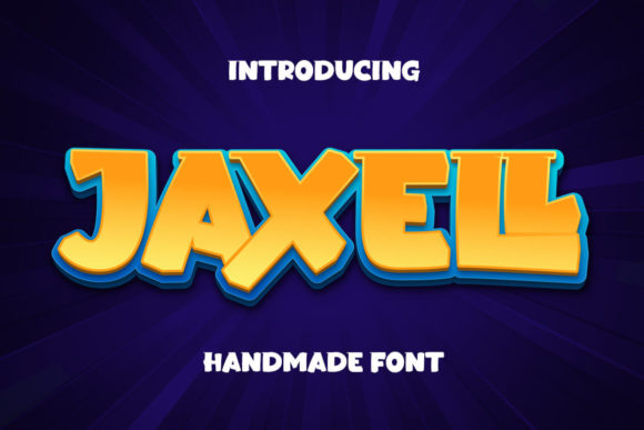 Jaxell: The Playful Display Font for Creative Projects