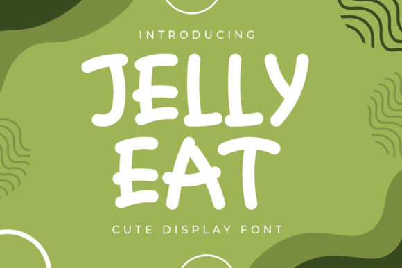 Jelly Eat: Elevate Your Designs with a Paint Brushed Display Font