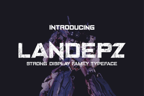 Landepz: The Bold Display Font for High-Impact Design