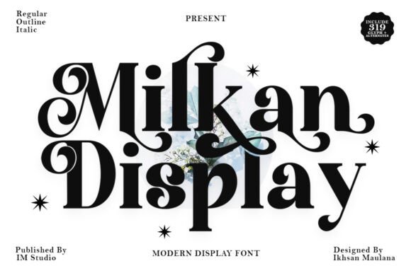 Milkan Display: A Bold Typeface for High-Impact Visual Design