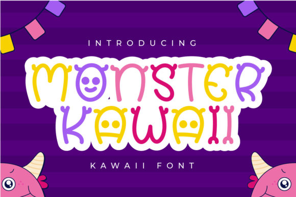 Monster Kawaii: A Comprehensive Guide to the Playful Display Font