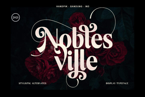 Noblesville: A Detailed Evaluation of an Elegant Script Display Font