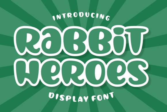 Rabbit Heroes: Strategic Typography for Playful Branding and Educational Engagement