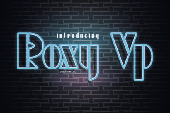 Roxy Vp: A Modern Display Font for a Techno Edge