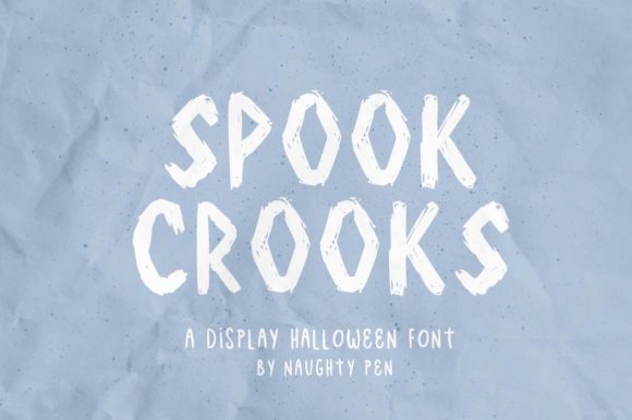 Spook Crooks: Elevating Halloween Design with Brushed, Creepy Typography