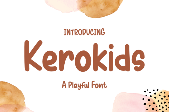 The Charm of Kerokids: Why This Cute and Crafty Display Font Is a Creative Staple