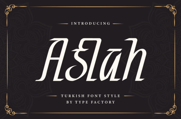 Unlocking Elegance: Why Aslah is the Ultimate Display Font for Modern Designers