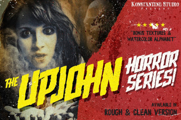 Upjohn: The Bold Brushed Display Font for Impactful Design