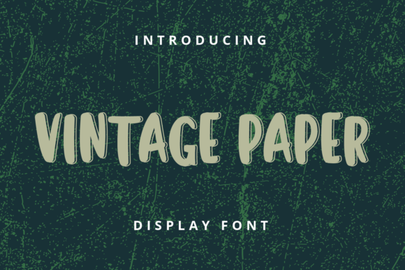 Vintage Paper: Strategic Typography for Authentic Brand Storytelling