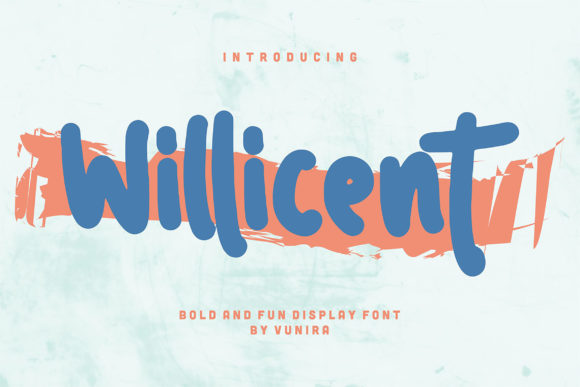 Willicent: A Versatile Display Font for Creative Expression