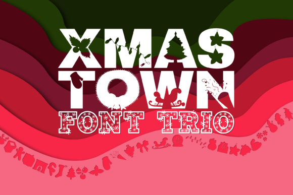 Xmas Town Trio: Integrating a Versatile Display Font into Creative Workflows